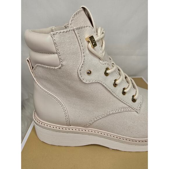 Women's Michael Kors Heavy Canvas Trudy Bootie Sz 7.5M - Picture 4 of 11